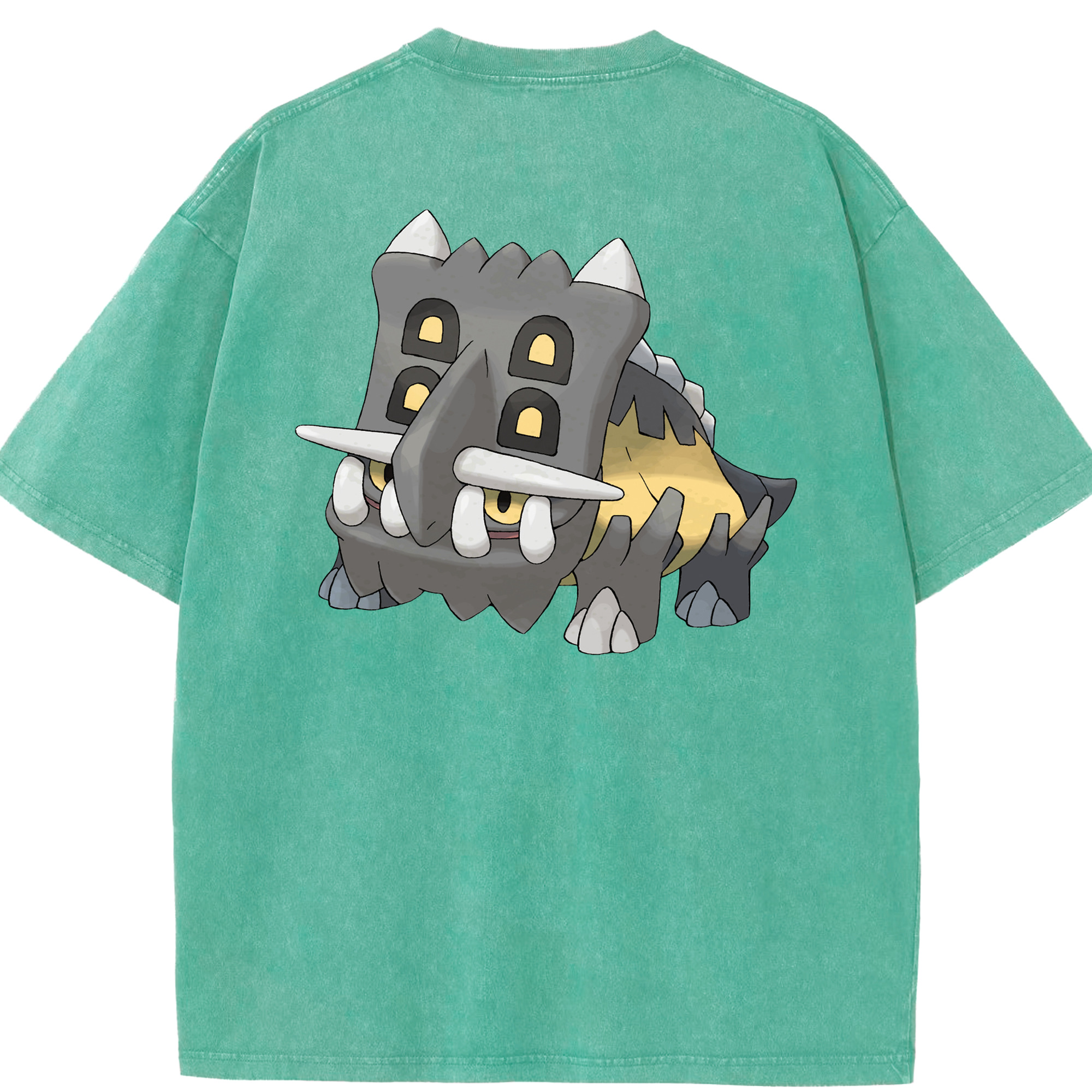 （画像用） ポケットモンスター Pokémon 綿100% ヴィンテージ風 半袖Tシャツ（背面プリント）